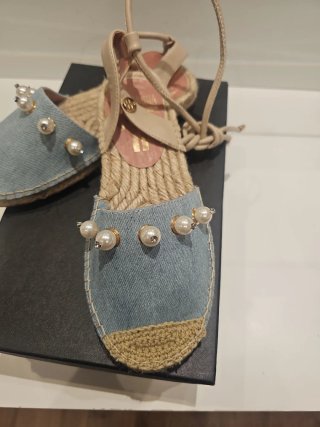 Zapatillas esparto Fracomina 36 jeans