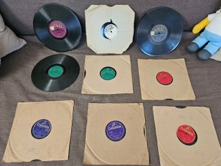 9 Discos Vinilo Regal gramófono Columbia Flamenco