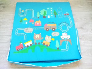 Colchoneta infantil ciudad y tren