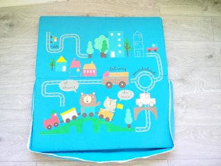 Colchoneta infantil ciudad y tren
