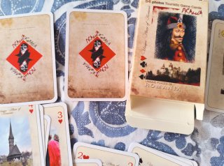 Baraja cartas Dracula Rumania