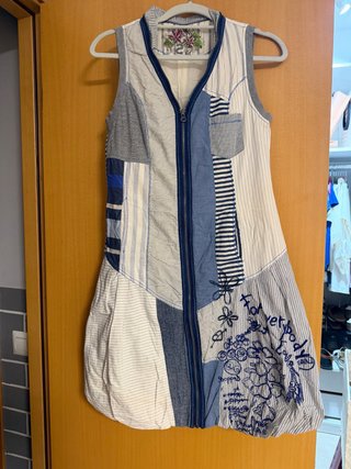 Vestido Desigual Talla XL Patchwork