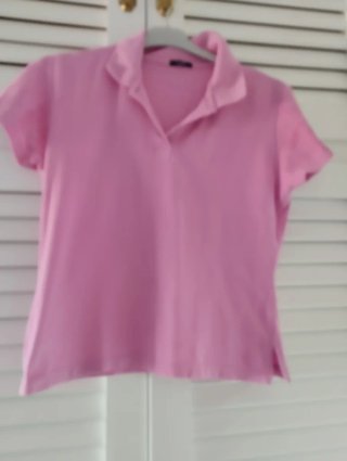 Camiseta rosa manga corta