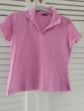 Camiseta rosa manga corta