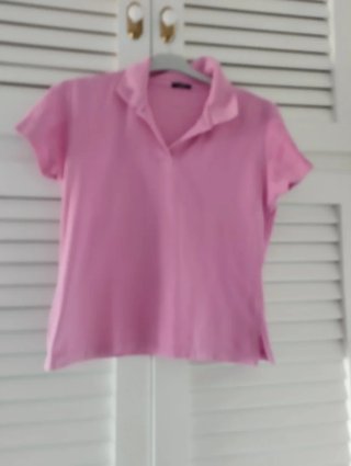Camiseta rosa manga corta