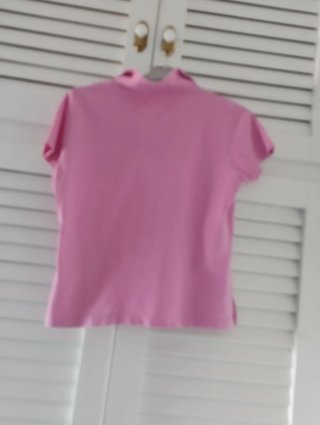Camiseta rosa manga corta