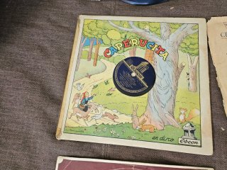 9 Discos de Vinilo gramófono Infantiles Regal