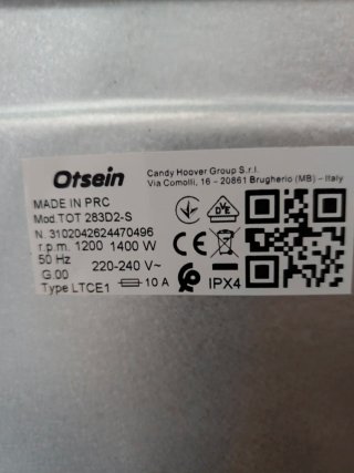 Lavadora OTSEIN TOT283D2-S