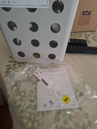 Cubo basura HÄLLBAR IKEA gris