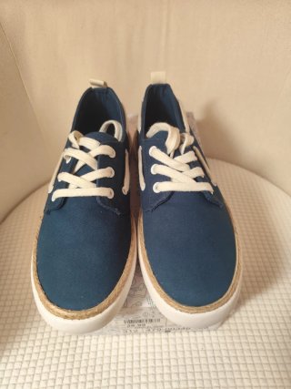 Zapatillas lona azul marino Talla 39