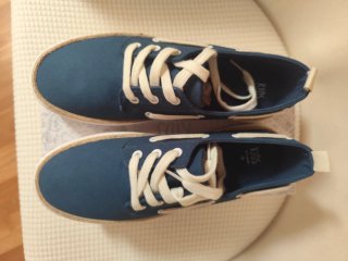 Zapatillas lona azul marino Talla 39