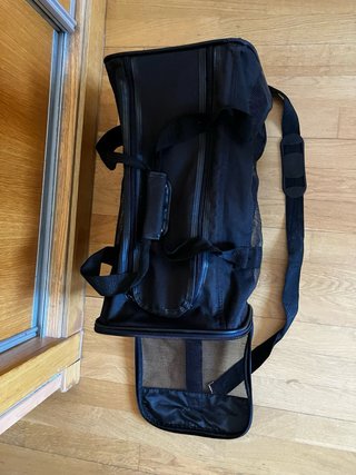 Transportín perro/gato negro