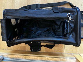 Transportín perro/gato negro