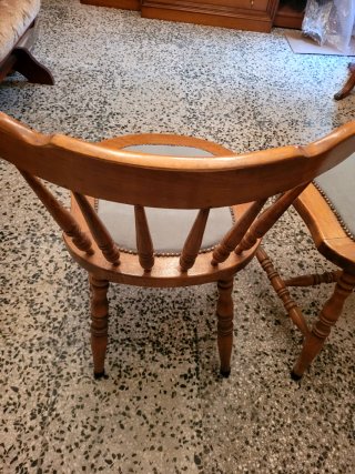 Juego de 2 Sillas Vintage Madera
