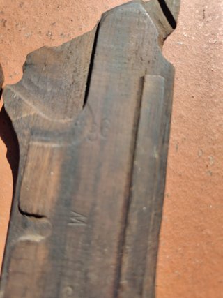 Guancette Luger P08 in legno