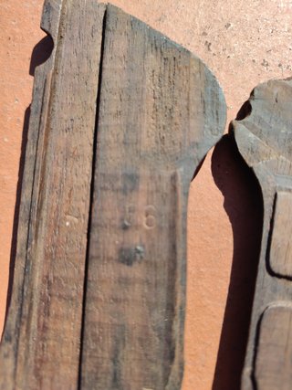 Guancette Luger P08 in legno
