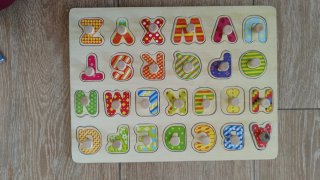 Puzzle Abecedario Madera