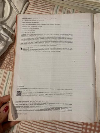 Libro de filosofía de 1 bachillerato ed Anaya