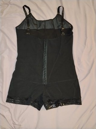 Body faja moldeadora negro encaje XXL (44)