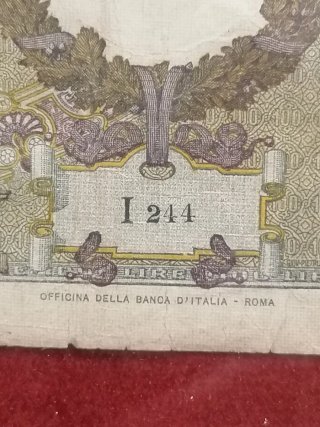 Banconota 100 Lire Banca d'Italia 1937