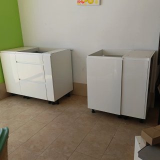 Mueble de cocina exposición con mueble alto 260cm