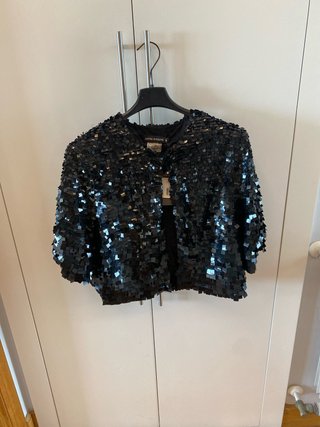 Chaqueta fiesta negra manga codo sin estrenar