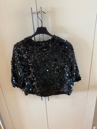 Chaqueta fiesta negra manga codo sin estrenar
