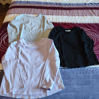 Lote 6 camisetas manga larga niña ZARA/LEFTIES 5Y