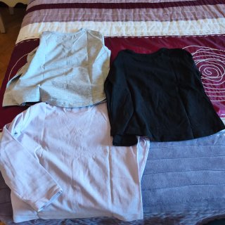 Lote 6 camisetas manga larga niña ZARA/LEFTIES 5Y