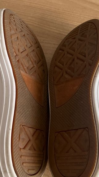 Bambas Converse blancas plataforma