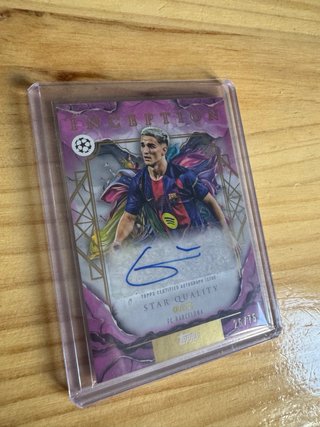 Gavi Inception Autógrafo Star Quality Topps