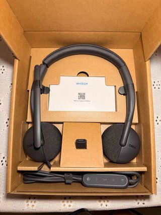 Cuffie Dell WH3024 Stereo con Microfono