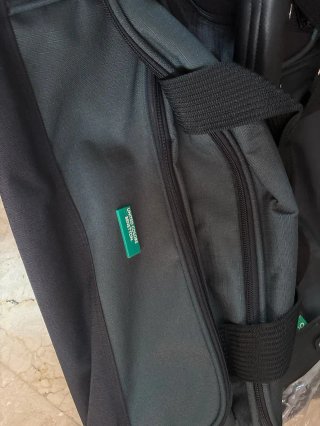 Maleta Benetton Negra con Ruedas