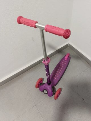 Patinete infantil 3 ruedas morado