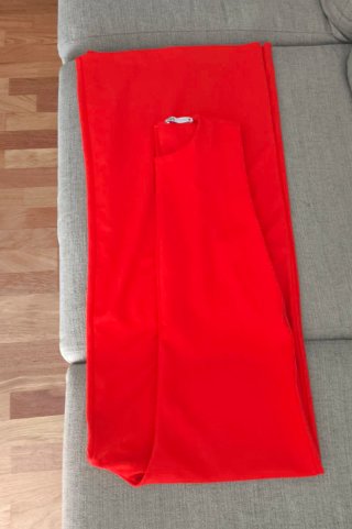 Mono Crepe Palazzo Zara Rojo