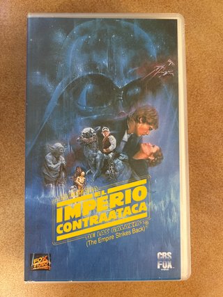 VHS El Imperio Contraataca (Star Wars)