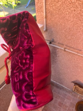 Bolso de fiesta terciopelo bordado