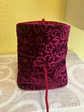 Bolso de fiesta terciopelo bordado