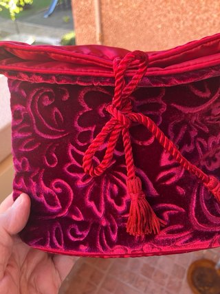 Bolso de fiesta terciopelo bordado