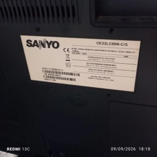 Televisor LCD Sanyo 22 con mando