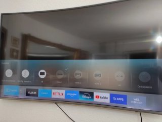Televisión Samsung Curva 49 Negra