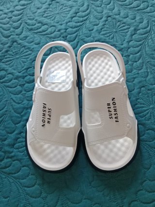 Sandalias Goma Eva Unisex Blancas