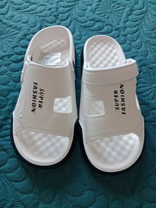 Sandalias Goma Eva Unisex Blancas