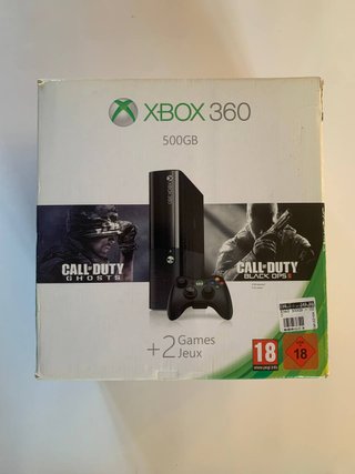 Xbox 360 E 500GB + Scatola + Giochi