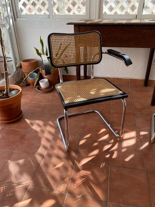 Sillas Cesca Vintage Ratán y Metal
