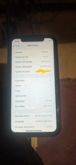 iPhone XS 64GB Gris Espacial