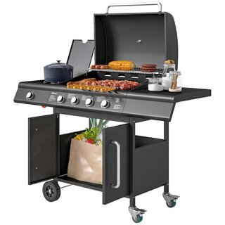 Parrilla de gas 15,2 KW carro de parrilla incluido