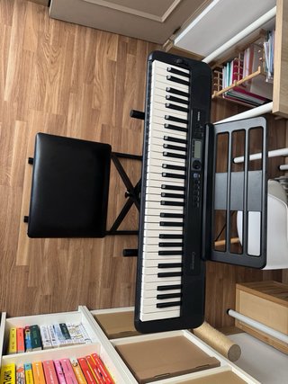 Teclado Casio Casiotone con soporte