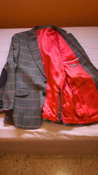Chaqueta de cuadros Ganso