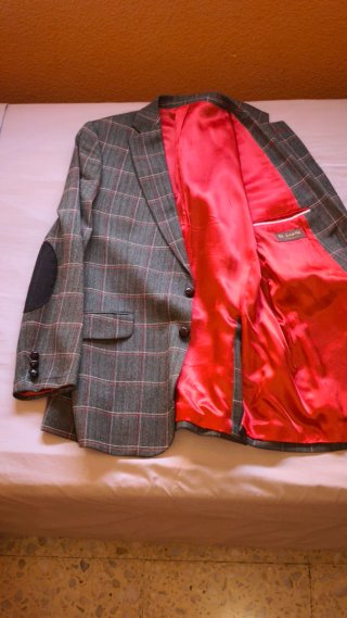 Chaqueta de cuadros Ganso